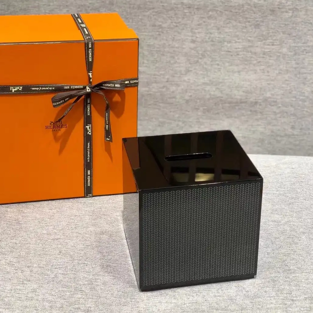 SQUARE HERMES KBOX TISSUE BOX 0516